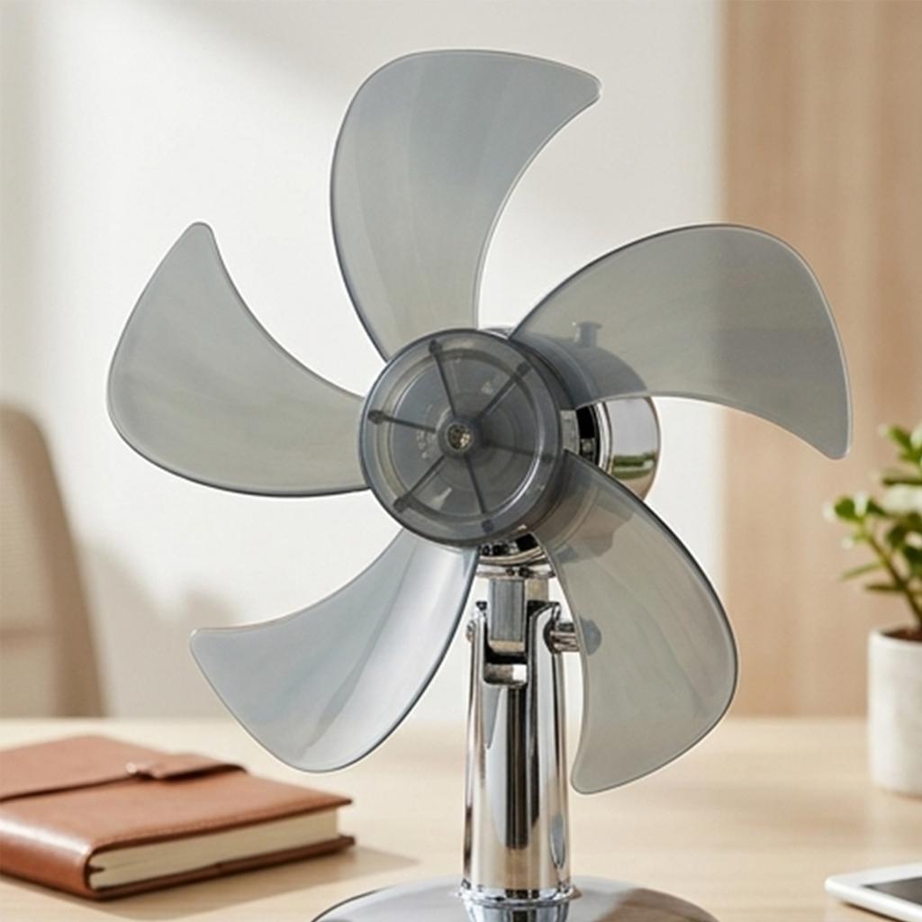 18Inch 5 Leaves Standing Pedestal Fan Blade Replacement Household Standing Pedestal Fan Blade Easy To Installation