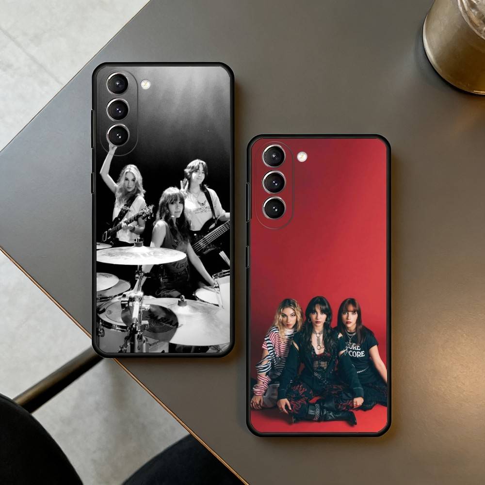 Band T-The W-Warning Phone Case For Samsung S25,24,23,22,30,21,10,9,Ultra,Plus,Lite,FE,4,5 G Soft Black Case
