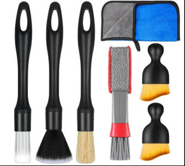 Silniczek nawiewu klimatyzacji Szczotka z miękkim włosiem - Wielofunkcyjne narzędzie do czyszczenia wnętrza samochodu