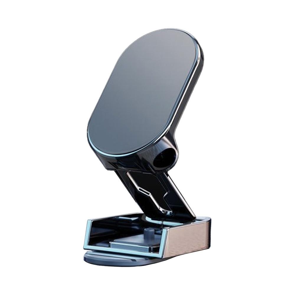 Foldable Magnetic Car Phone Holder 360° Adjustable Dashboard Phone Mount for Car Magnetic Cell Phone Holder Phone Car Mount for All Smartphone