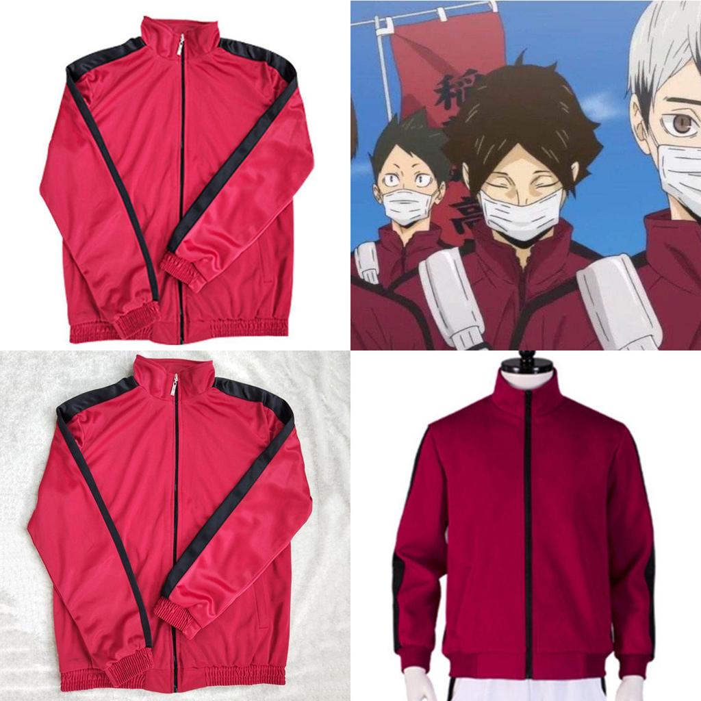 Unisex Haikyuu Miya Atsumu School Uniform Tracksuit For Casual And Fitness Wear