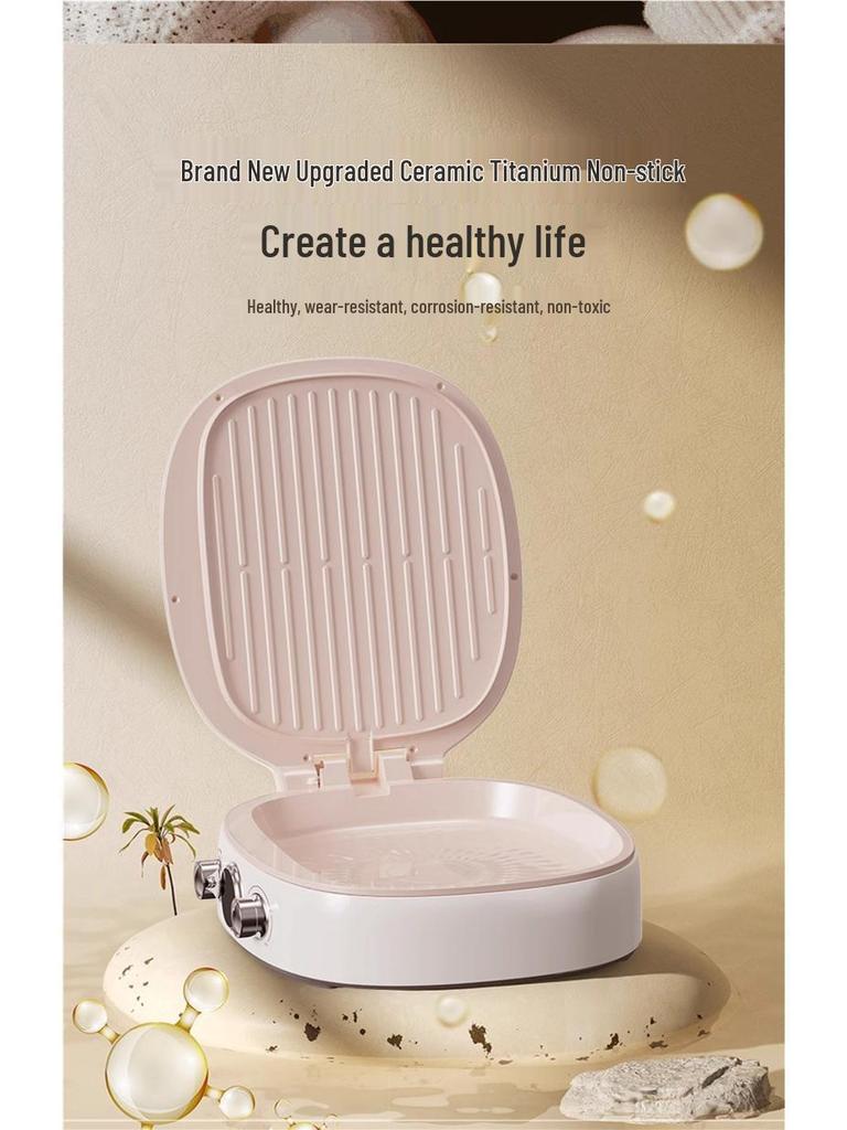 Yidepu Multifunksjonell Elektrisk Dobbeltsidig Pannekakemaskin med Keramisk Oppvarming