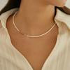 LUNNE 14k Rough Freshwater Pearl Necklace (14k Gold) #LFN09
