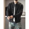 Retro Amekaji Men's Fleece-Lined Baseball Collar Jacket (2026)