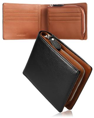 Storage Master Genuine Leather Wallet That Holds 18 Cards YKK Zipper Gift Box Included Made by a Top Craftsman Large Capacity Wallet Wallet Wallet