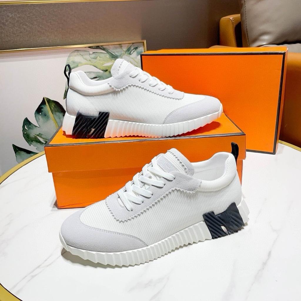 Casual Shoes Sports Lace-up Round Head Mesh Splicing Shoes Trendy Brand Breathable H Fashion Couple Board Shoes