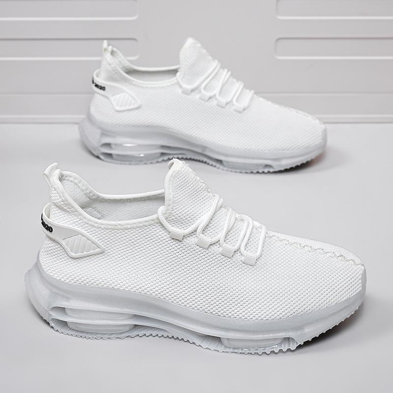 Unisex Cross-Border Breathable Flyknit Mesh Shoes - Wear-Resistant Non-Slip Sports Sneakers