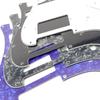 1ks Kytarový pickguard 2 otvory pro potenciometry Hliníkový 11 otvorů HH Pickguard Kryt proti poškrábání Kompatibilní pro kytarové díly stylu ST SQ