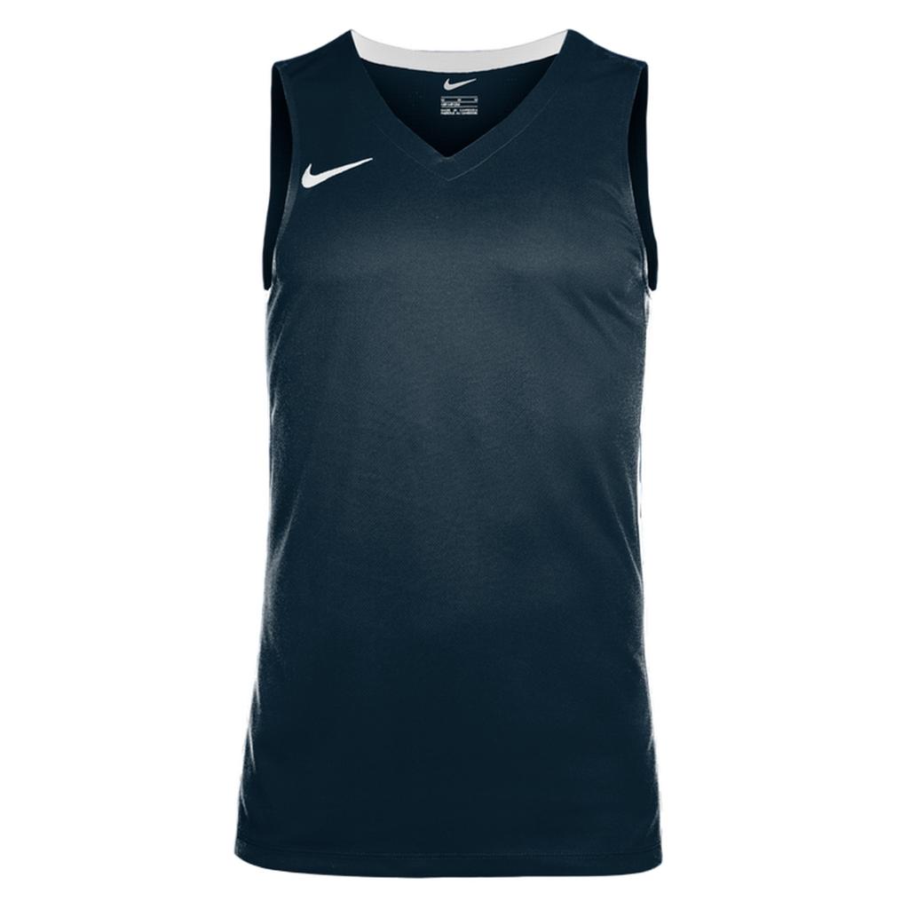 Nike Maglia da basket da uomo a V a maniche corte per squadra