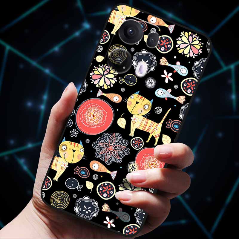 3D Flowers Emboss Fundas For OPPO Reno 13 Reno13 Pro 13F 5G Case Soft Silicone Phone Case for OPPO Reno13 Pro Back Cover Coque