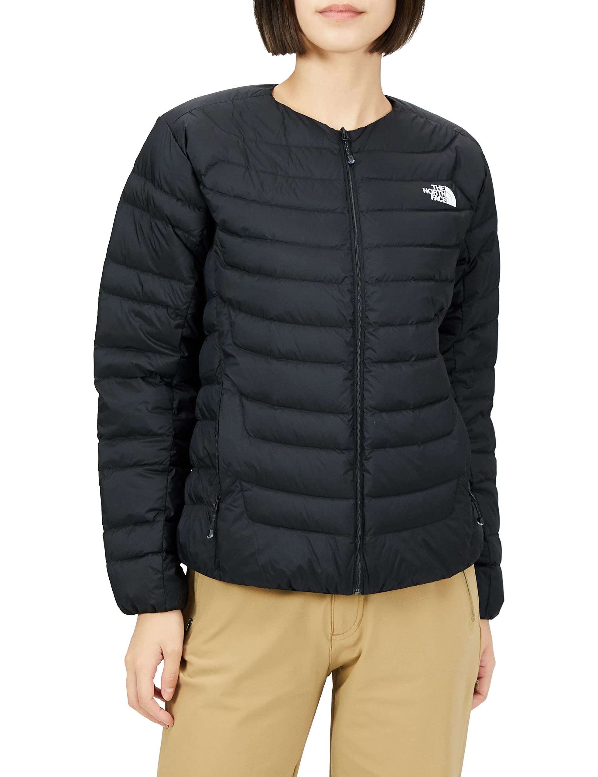 

The North Face Thunder Round Neck Cold and Size L Women s Jacket, Water-Repellent, Photonic, Weather, Warm, Black, чёрный