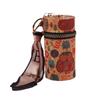 Vintage Wood Grain Kiss Lock Round Coin Purse - Multifunctional Fashion Pendant