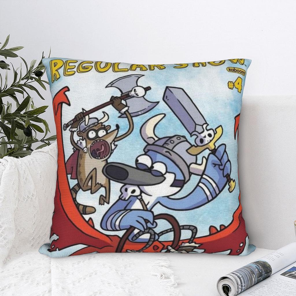 Decorative Pillow Cover R-Regulars Show Cartoon Anime Accessories Bedroom  Throw Pillow Case Cover Zippered Multi Size