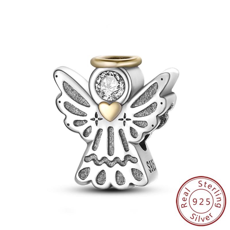 Copper Charms Beads Devil'S Eye Cross Angel Charms Fit Original Charms Bracelets Pendants Fine Diy Jewelry Making For Women