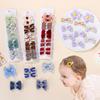 Children'S Hairpin Set Plaid Polka Dot Stamen Girls Bangs Clip Cute Girl Mini Hair Accessories 5119