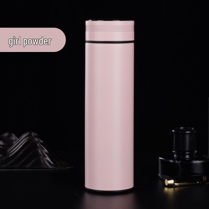 304 Stainless Steel Smart Temperature Display Insulated Water Cup with LED - Customizable Gift