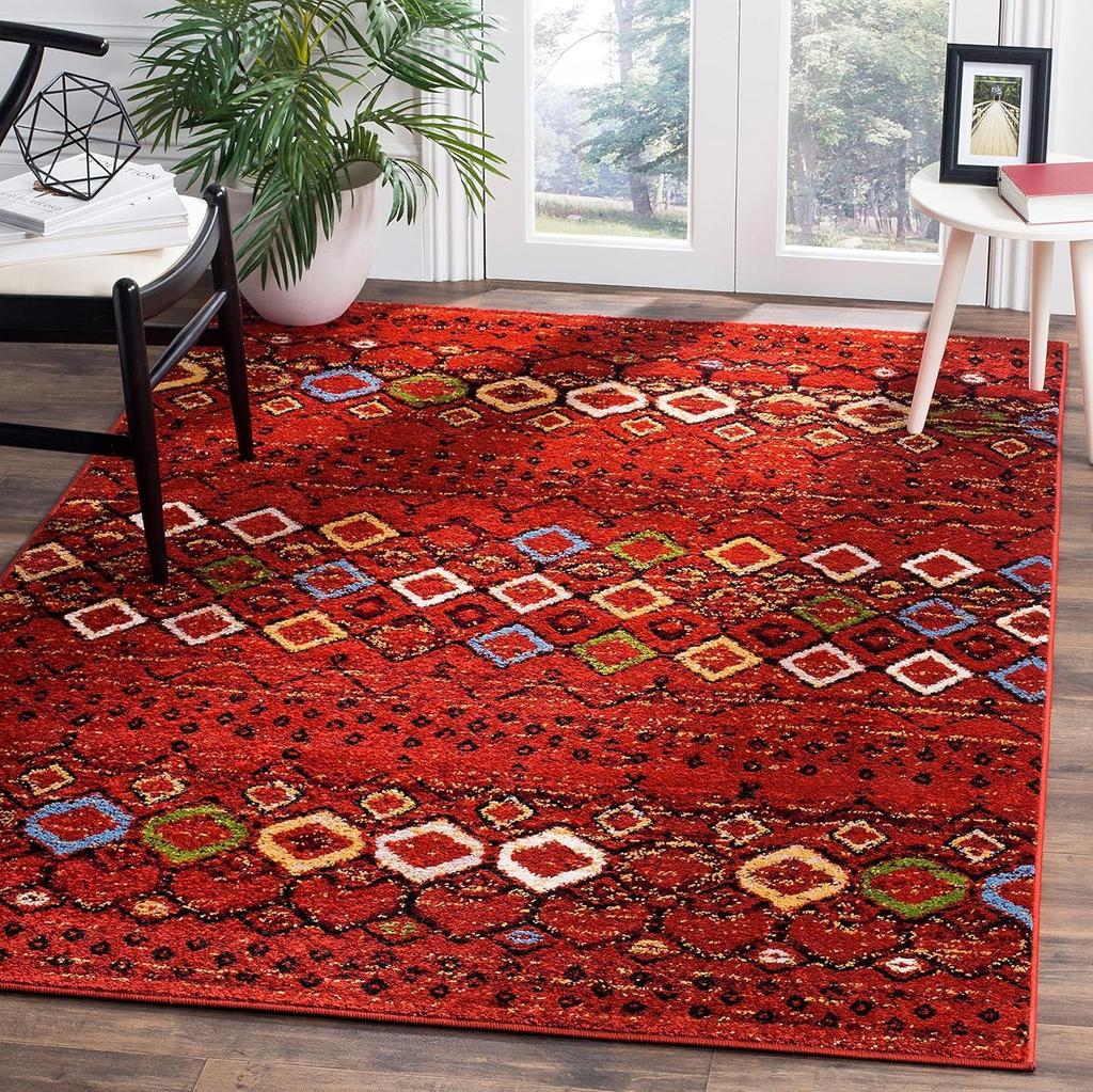 Moroccan Series Carpet Living Room Coffee Table Sofa Floor Mat Minimalist Bedroom Vintage Carpet