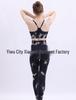 Seamless Tie-Dye Yoga Sports Bra with Stylish Back Design