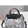 Jacquard color-blocked handbag women's one-shoulder crossbody bag