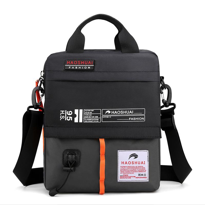 Vintage Trends Men's Bag High Quality Nylon Man Messenger Bag Crossbody Bags Top-Handle Design Men's Handbag Shoulder Bag SAC