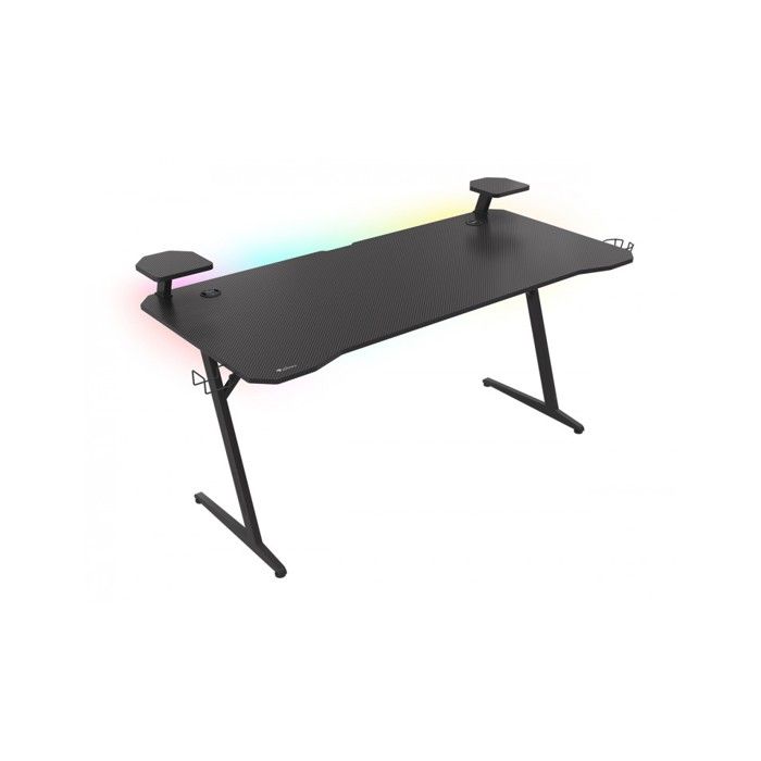 Table De Gaming - GENESIS - Holm 510 RGB - Noir Carbone - 160 X 75 Cm - Multicolore