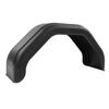 Trailer Mudguard Black High Density PE for Single Axle Trailers 12in 13in Diameter Wheels