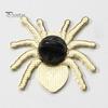 Unique Party Jewelry Gothic Spider Brooch Pin, Colorful Rhinestones Decor, Retro Decorative Pins for Jackets Alloy Lapel Pin And Backpacks Style Metal