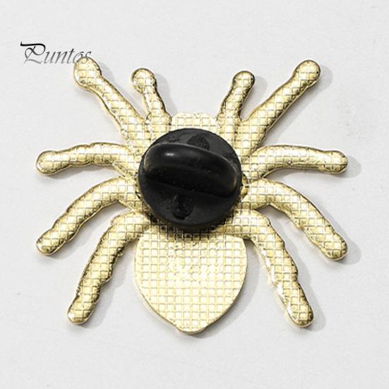 Unique Party Jewelry Gothic Spider Brooch Pin, Colorful Rhinestones Decor, Retro Decorative Pins for Jackets Alloy Lapel Pin And Backpacks Style Metal