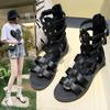 Woman Shoes Daily Roman Style Sandals for Women Buckles Trending Footwear Comfort Wholesale High Quality Cheap Liquidation