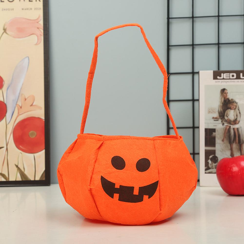 Halloween Pumpkin Candy Bag Gift Storage Bag Trick or Treat Pumpkin Ghost Bags Skeleton Bat Halloween Supplies