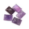 2-5 Stück/Los Natürliche Steinkabochonen Unregelmäßig Oval Quadrat Wassertropfenförmig Amethyst-Kabochon Für DIY Ringe Halsketten Zubehör