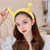 Korean Cute Snail Plush Headband - Creative Cartoon Hair Tie for Face Washing