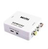 HDMI Na AV RCA Adaptér HDMI Konvertor MINI Box RCA AV CVSB L/R Video Kompozitní AV Scaler Konvertor Pro PC HDTV Projektor