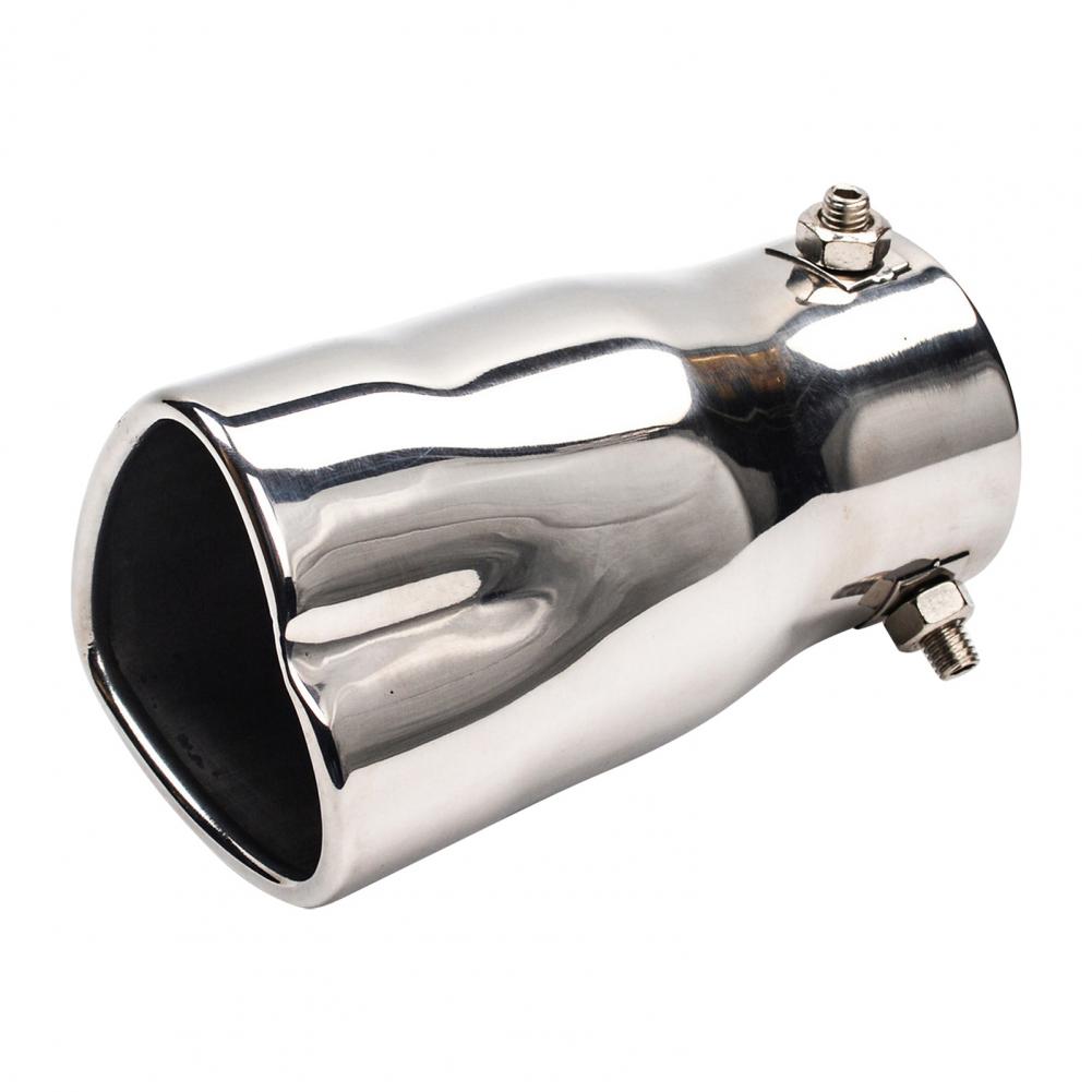 Car Exhaust Tip Lightweight Heart Shaped Exhaust Tail Muffler Tip Easy-to-Install Stainless Steel Exhaust Muffler for Van