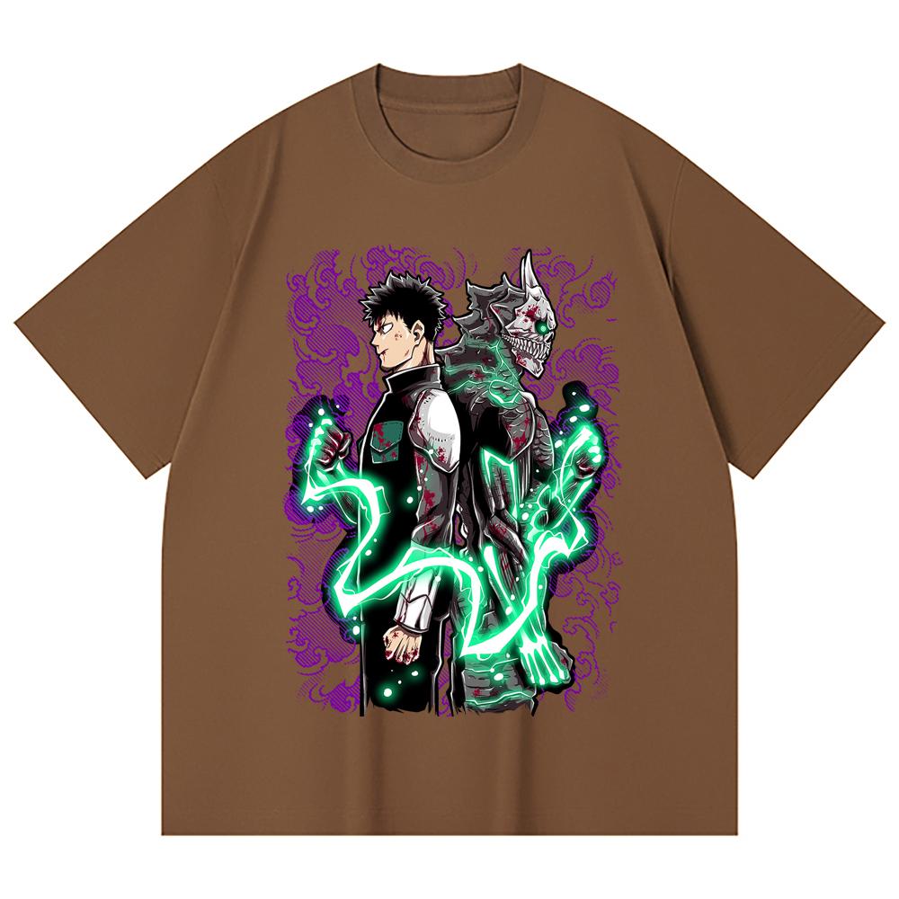 230 Gsm 100% Cotton Kaiju No 8 V9 Kafka Print Unisex Heavy Cotton T Shirt