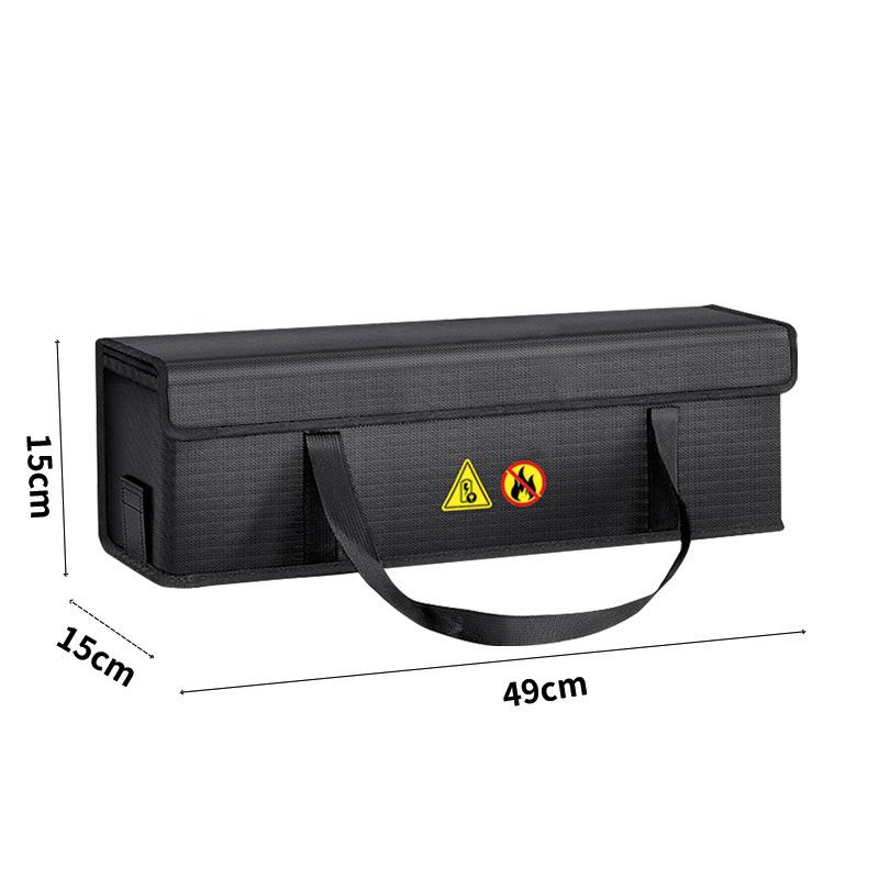 Battery Storage Bag for Electric Bicycle Portable Explosion Proof Lipo Bag E-Bike Fire Resistant Battery Charging Protection Bag