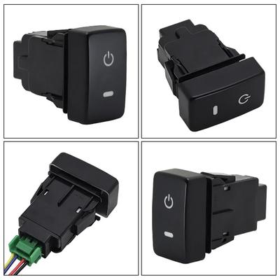Dual Switch Car Power On Off Steering Wheel Heating Front Fog Recorder Push Switch Button For Honda Civic 12 -14 Accord CRV