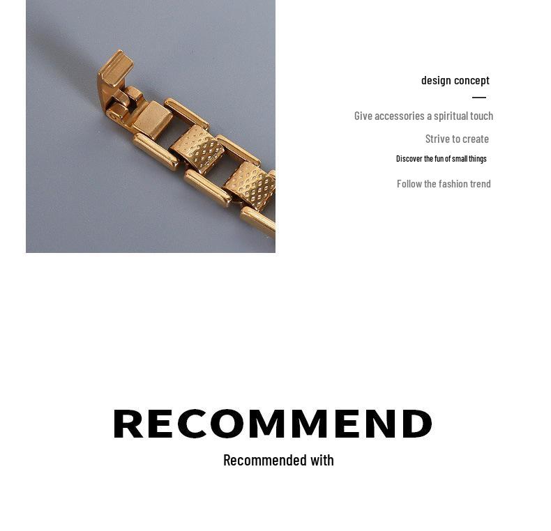 Roman Numeral Watch Face & Couple Shell Bracelet in Titanium Steel with 18K Gold Finish, Women's Friendship Jewelry E232