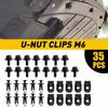 35PCS Engine Under Cover Splash Shield Guard M6 Bolts & U-nut Clips Fit Dodge