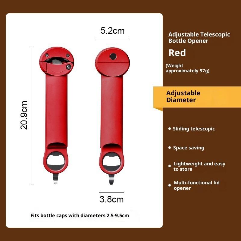 Multifunctional Bottle Opener Magnetic Can Opener Canned Open Lid Open Screw Cap Open Lid Beer Bottle Opener Screw Cap