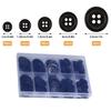100Pcs 4-Hole Craft Buttons Black/White Resin Circular Sewing Buttons Suitable For Sewing Decoration Diy Accessories