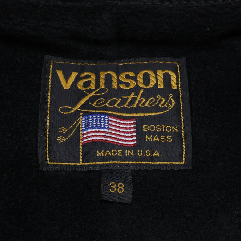 VANSON Excellent Condition Single Rider's Jacket TYPE-B Jacket 38 blackUsed