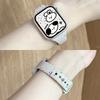 Original Silikonarmband für Apple Watch Band 44mm 45 46 40 41 38 42mm Armband Atmungsaktiv iwatch Serie 10 9 8 SE 7 6 Ultra 2 49mm
