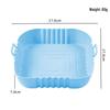 Silicone Baking Pan - High Heat Resistant, Easy to Clean, Round Mold for Air Fryers