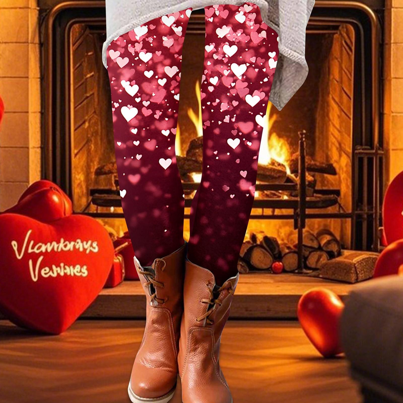 

Женские брюки с принтом, эластичные мягкие хлопковые леггинсы, повседневная домашняя пижама M винный