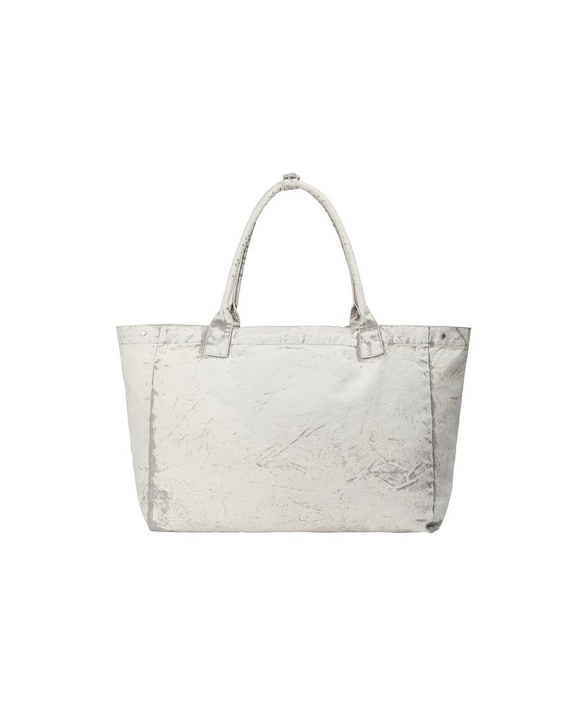 Sekeonmonollogeu Washed Cotton Appliqué Tote Bag [Lbeige]_Seac013Lbeige