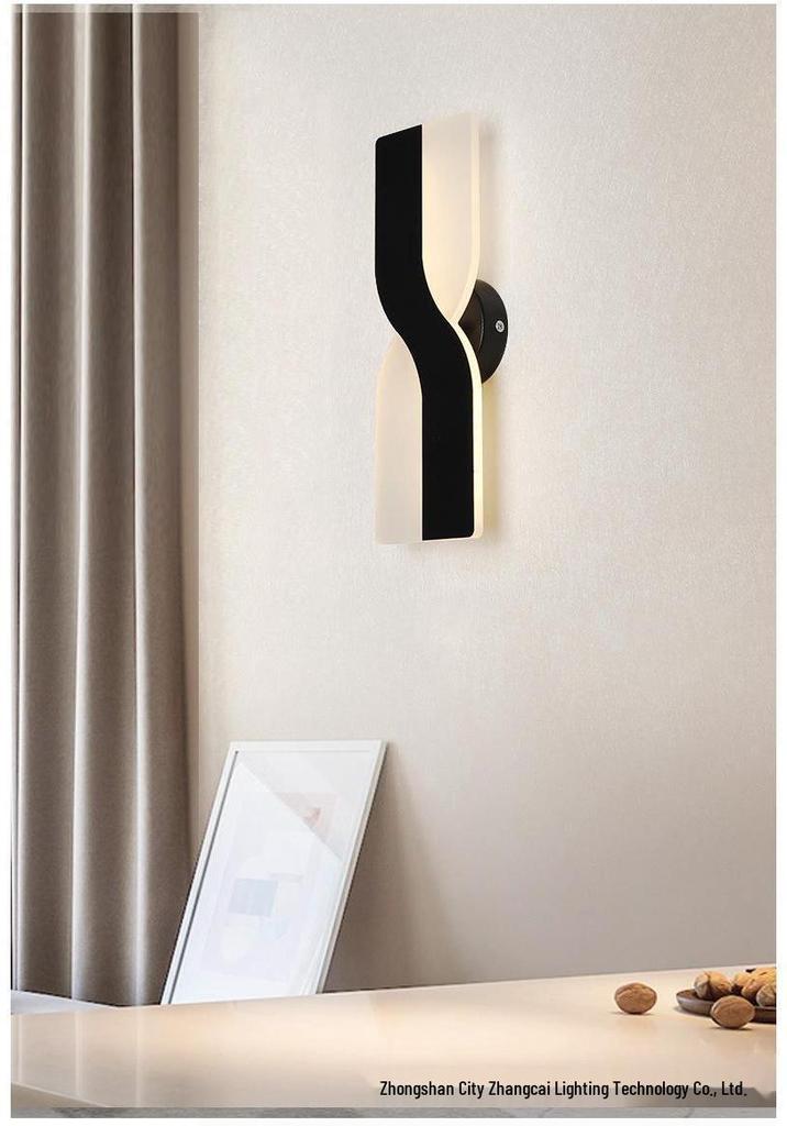 Minimalist Dimmable Wall Lamp: Post-Modern Nordic Design for Living Room, Corridor, Hallway, or Bedroom