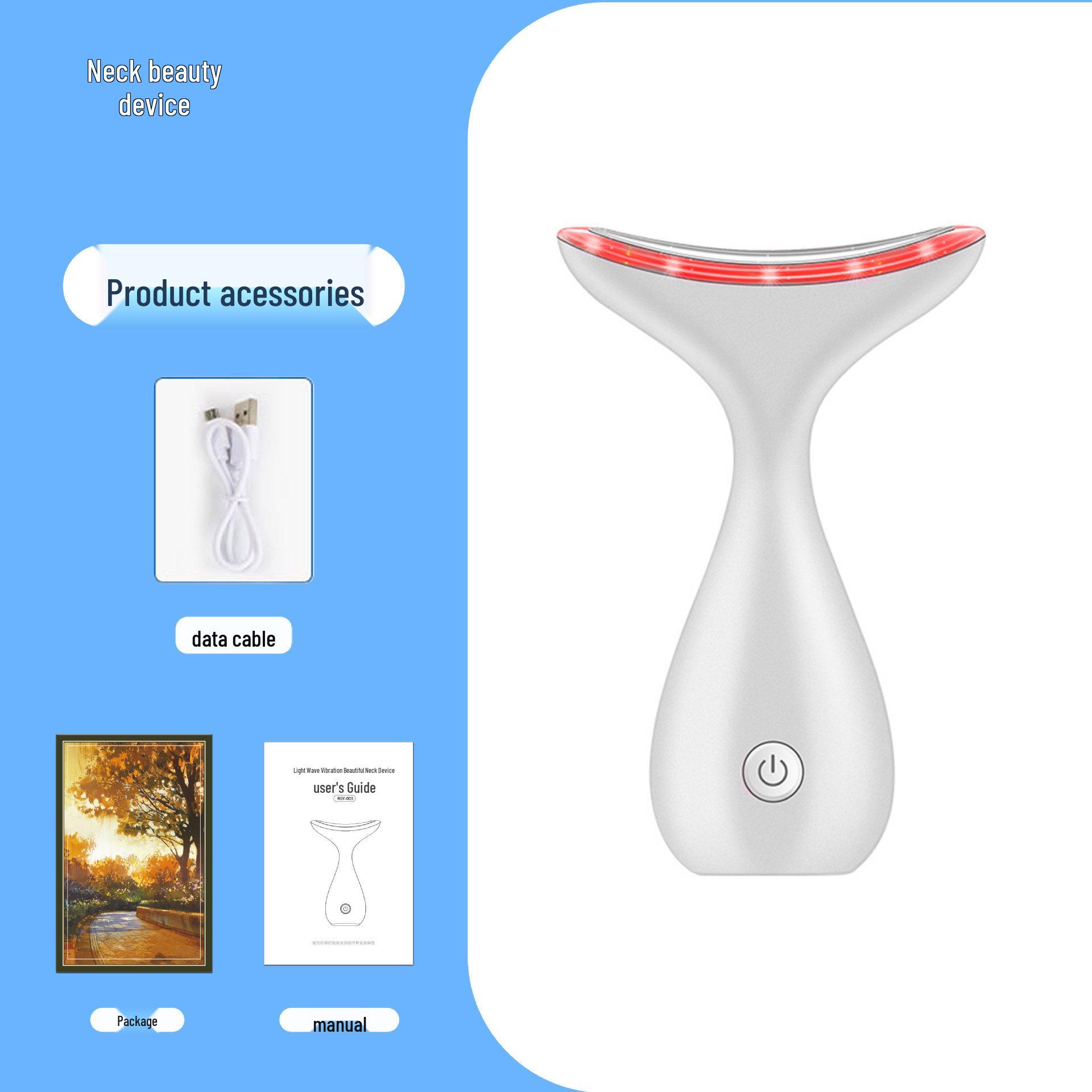 Face & Neck Wrinkle Reduction Sonic Vibration Device: Anti-Aging, Lifting, Firming & Smoothing Instrument
