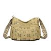 Women's Bag Printed Multi-Layer Shoulder Crossbody Bag Middle-Aged Mother's Bag