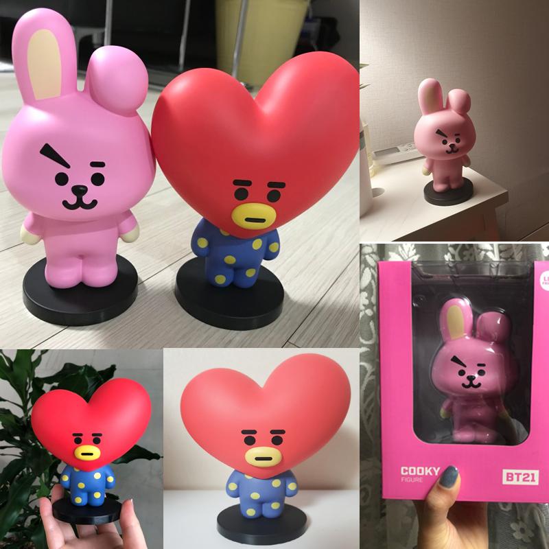 

Официальная стоячая фигурка BT21, большой размер 15 см/16 см, аутентичная COOKY